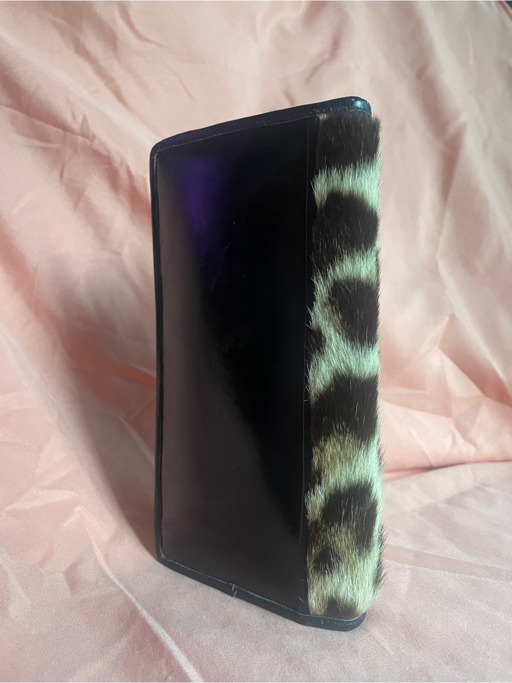 Vintage Leopard Print Genuine Spotted Fur Wallet Circa 1950’s GUC - Picture 10 of 11